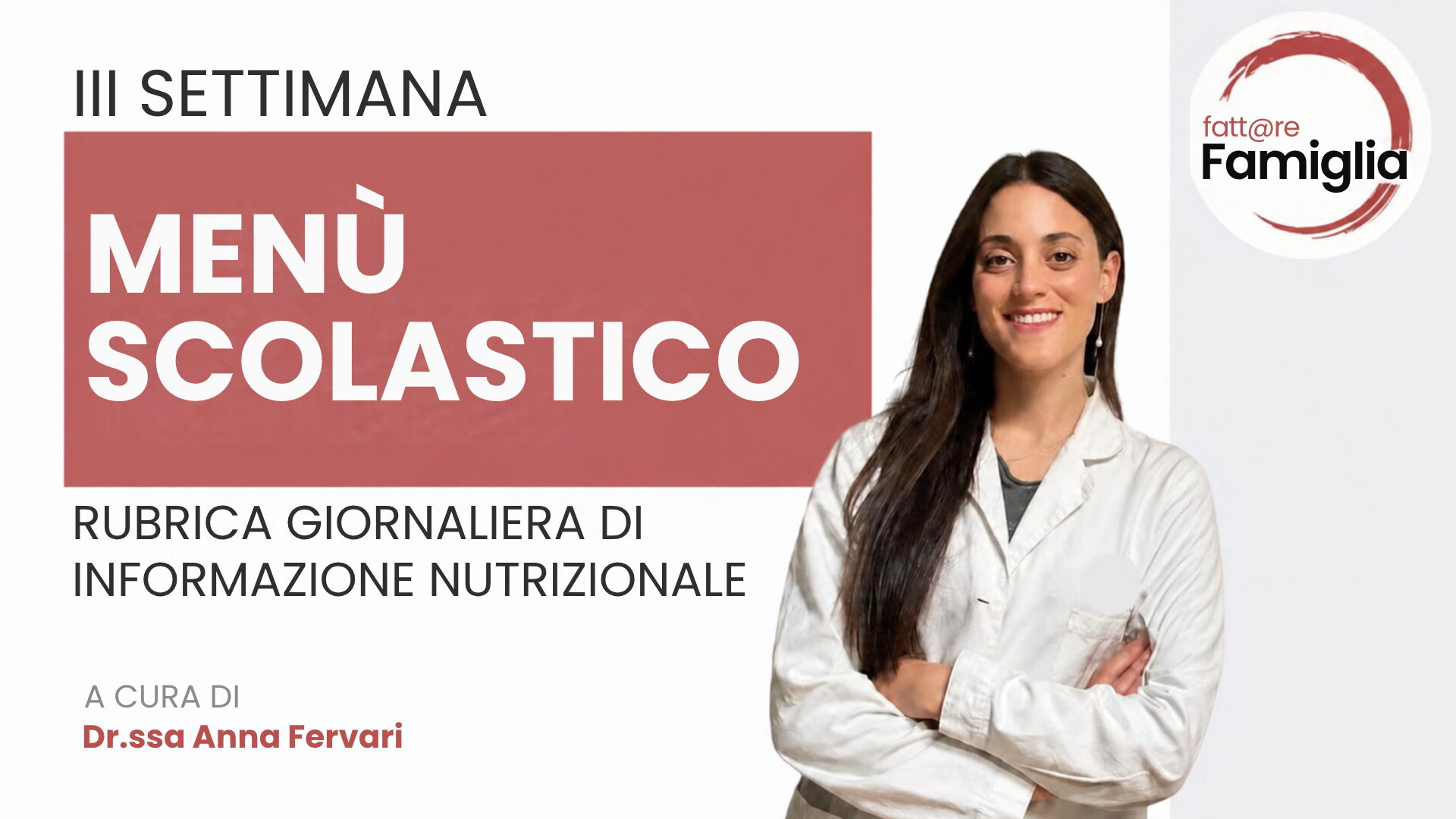 Menu della Settimana 3 PE: cosa mettiamo in tavola